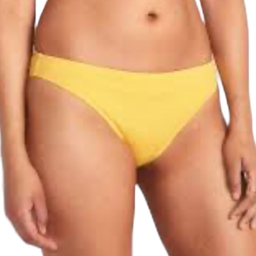 Old Navy Hipster Low Rise Bikini Bottom M Mustard Yellow